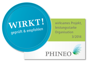 Dies ist das Logo des Phineo Wirkt Siegels