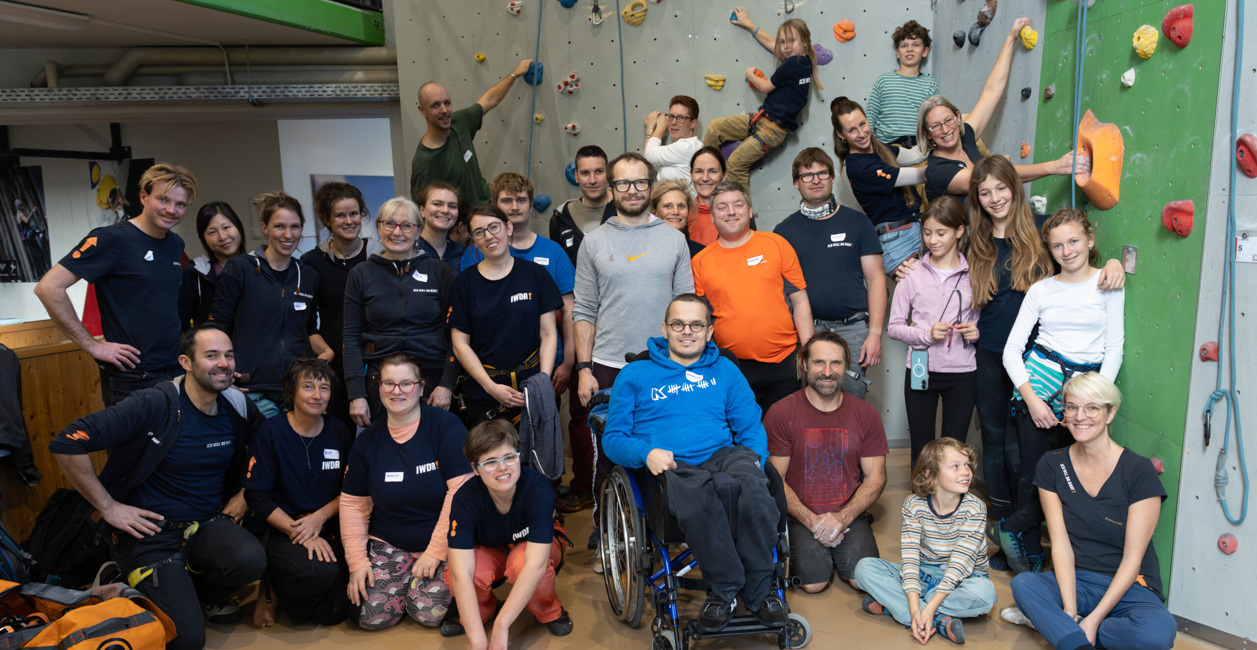 Gruppenbild mit Alexander Huber